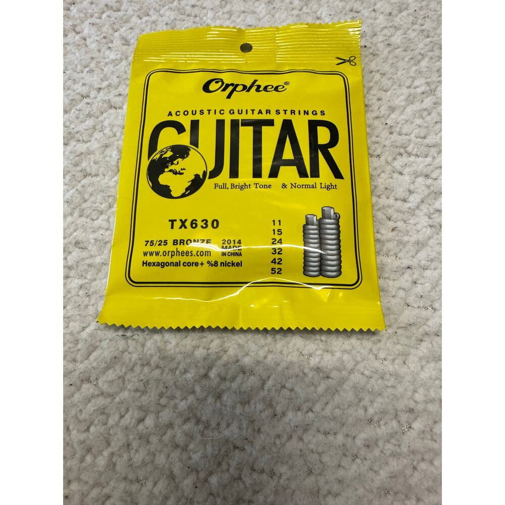 New* Orphee TX630 Acoustic Guitar Strings